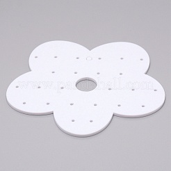 Cornice di visualizzazione degli orecchini acrilici del fiore&nbsp;EDIS-WH0012-01A