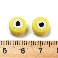 Непрозрачные печатные бусы акриловые&nbsp;OACR-G038-04G