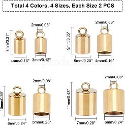 32 шт. 16-х стилевое ионное покрытие (IP) наконечники шнура из нержавеющей стали 304 STAS-UN0027-89