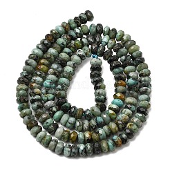 Бусы натуральная африканская бирюза (яшма)&nbsp;G-G343-A05-2x4mm