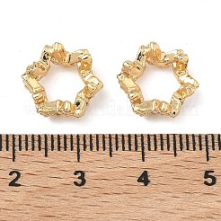 Латунные бусины с крупными отверстиями&nbsp;KK-A286-06G