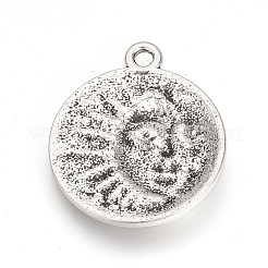 Pendentifs en alliage de style tibétain&nbsp;X-TIBEP-Q064-116AS-RS