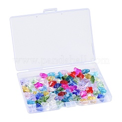 72 pz 12 colori perle di vetro birthstone&nbsp;RGLA-ZZ0001-04-8x10mm