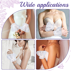 Нарукавники из марлевого кружева для женщин AJEW-WH20018-125A