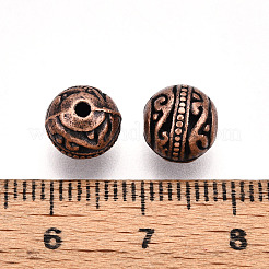 Perline in lega stile tibetano&nbsp;TIBE-WH0009-03R
