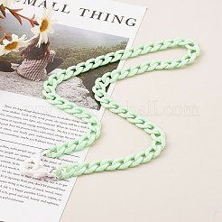 Collares de cadena de encintado acrílico personalizados&nbsp;NJEW-JN03515-01