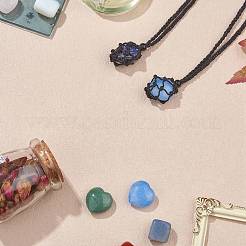 Плетеные шнуры из вощеной хлопчатобумажной нити макраме мешочек изготовление ожерелья&nbsp;AJEW-SW00017