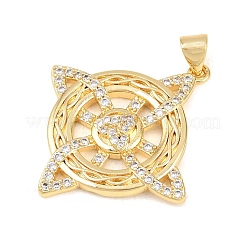 Латунные микро проложить кубического циркония подвески&nbsp;LS-KK-Z145-05G-03