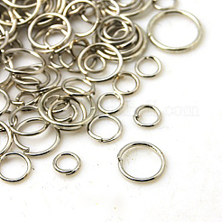 1 кольца прыжок коробка латунь KK-X0059-P-NF-B