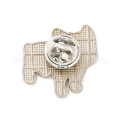 Эмалированная булавка с латунными защелками-бабочками&nbsp;JEWB-A006-01G