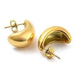 Серьги-гвоздики из нержавеющей стали 304 EJEW-M233-15G