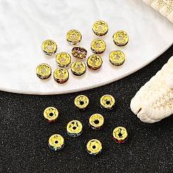 Класса A горный хрусталь разделительные бусинки&nbsp;X-RSB034NFG