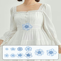 10 шт. 10 стиля кружева вышивка швейное волокно&nbsp;DIY-LP0003-72