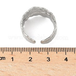304ステンレスリング  プラチナ  12mm&nbsp;RJEW-D310-01C-P