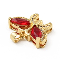 Латунные микро проложить кубического циркония подвески&nbsp;KK-B059-34G-B