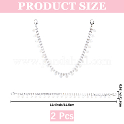 Цепочки для обуви из сплава горного хрусталя&nbsp;FIND-WH20024-06