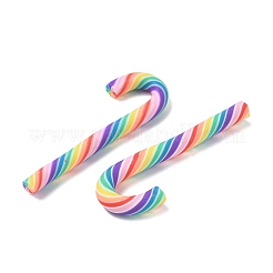 Рождественские бусины из полимерной глины ручной работы CLAY-P005-04D