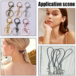 30 шт. латунные застежки-лобстеры KK-HS0001-37