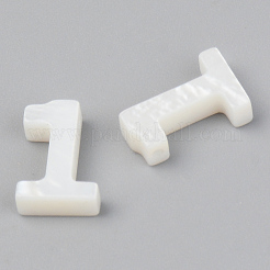 天然淡水シェルビーズ  トップドリルビーズ  数  10x7x3mm  穴：0.8mm&nbsp;SSHEL-R048-005-01