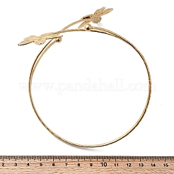 Браслеты-манжеты из нержавеющей стали 304 для женщин&nbsp;BJEW-B152-01G-B