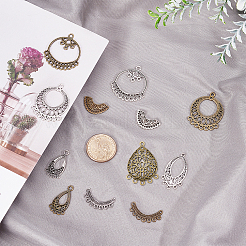 Сплав люстра компонента соединения тибетском стиле TIBE-SC0001-24