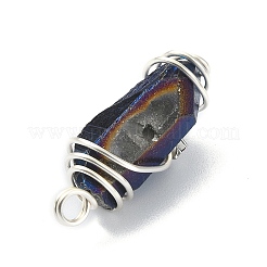 Гальванические хрустальные подвески природного кварца&nbsp;PALLOY-JF02087-01