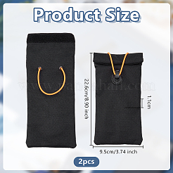 Polyester-Sicherheits-Faraday-Taschen für Schlüsselanhängerschutz&nbsp;ABAG-WH0032-119C