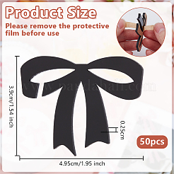 50шт акриловые подвески для бокалов&nbsp;OACR-OC0001-26B