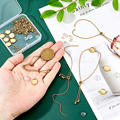 10 шт. 304 нержавеющая сталь слайдер кабель цепь слайдер браслет изготовление&nbsp;DIY-DC00002