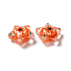 Стекло с эмалевыми бусинами LAMP-M011-04C