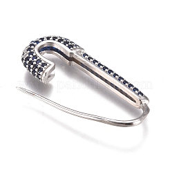 Латунные серьги обруча EJEW-K085-05P