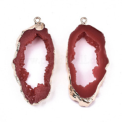 Большие подвески из смолы друзы из геодезии&nbsp;LS-RESI-S366-23M