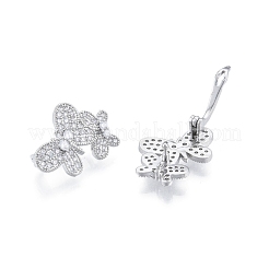 Латунные застежки из прозрачного кубического циркония KK-A165-06P