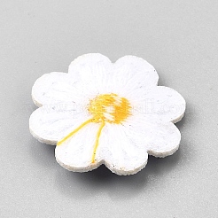 Цветочная полиэстеровая ткань для вышивки DIY-WH0671-079