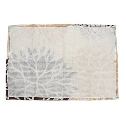 Tischset aus Leinen mit Herbstblumenmuster&nbsp;AJEW-Z051-02A