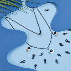 30 шт. 3 стиля карабинов из нержавеющей стали 304 STAS-UN0050-14