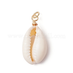 9 шт. подвески из натуральной ракушки каури&nbsp;PALLOY-JF03700-03