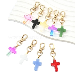 9 шт. стеклянные подвесные украшения&nbsp;HJEW-YW00331