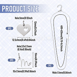 Collane fai da te che fanno kit&nbsp;DIY-TA0015-73M