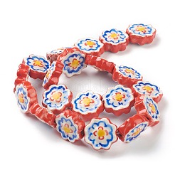 Ручной работы фарфоровые бусины&nbsp;PORC-J008-04D