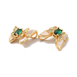 Латунные микро проложить кубического циркония подвески KK-I703-09G