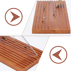 Деревянная стойка для хранения линеек для квилтинга с 10 слотом RDIS-WH0011-21C