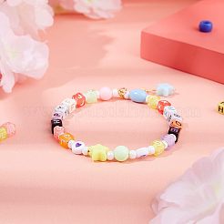 DIY Kinder elastischen Schmuck Set Kits&nbsp;DIY-NB0004-13