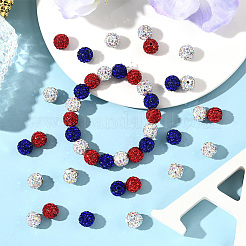 90 шт. 3 вида бусин в виде диско-шара&nbsp;RB-LT0001-01D