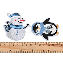 32 шт. рождественские заплатки из полиэфирной ткани PATC-C001-02