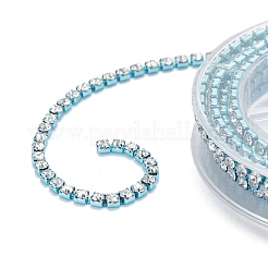 Электрофорез латунь горный хрусталь страз цепи CHC-FS0001-04A