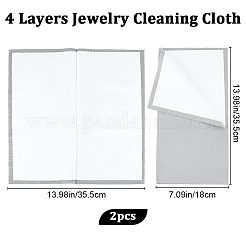 2шт 4-х слойная салфетка для полировки серебра&nbsp;TOOL-BBC0001-03A