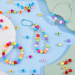 400шт акриловые европейские бусины MACR-DC0001-16