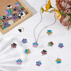 36шт 6 цвета сплава эмалевые подвески&nbsp;FIND-AR0005-19