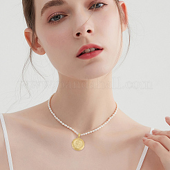 6шт латунные подвески-медальоны KK-BBC0015-49